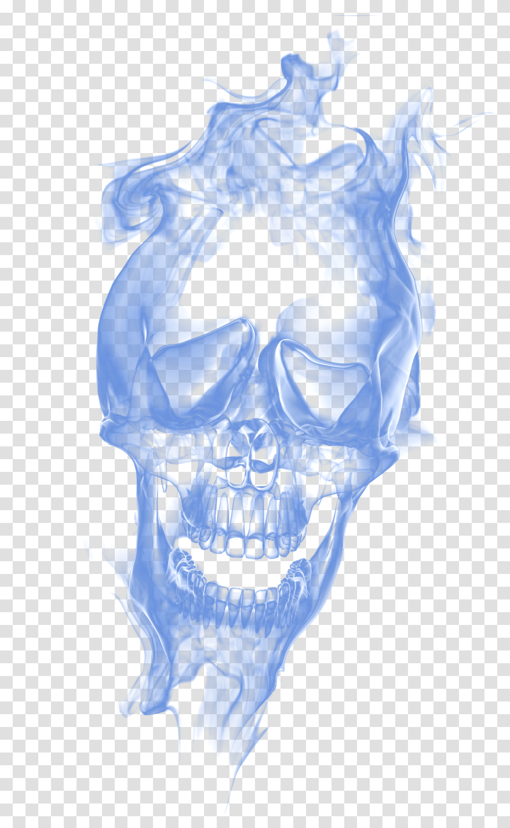 Smoke Skull Transparent Png