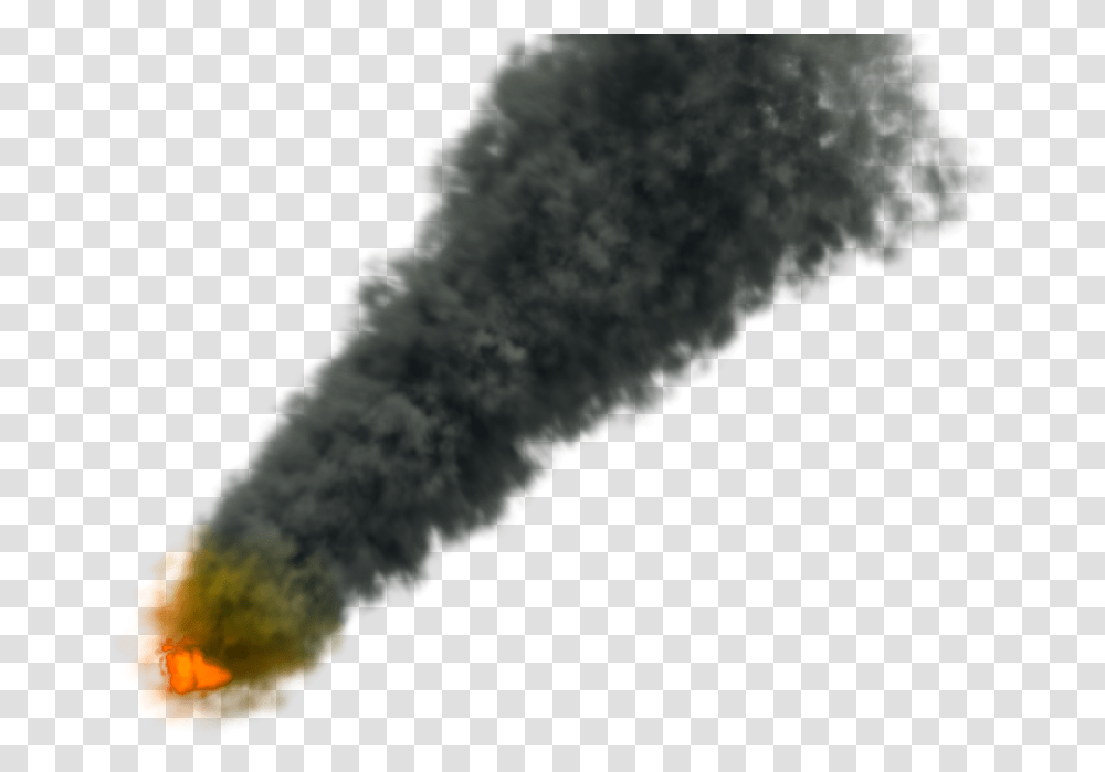 Smoke Trail Picture Smoke Trail, Nature, Outdoors, Mountain, Fire Transparent Png