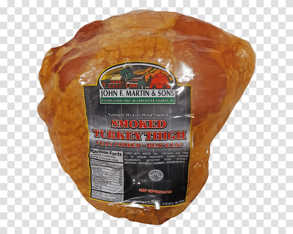 Smoked Turkey Thighs John F Martin & Sons Pepperoni, Pork, Food, Ham, Ketchup Transparent Png