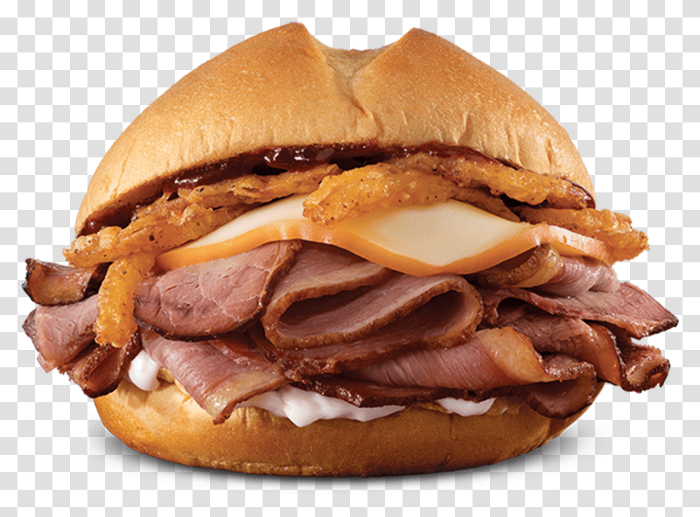 Smokehouse Sliced Brisket Cheeseburger, Food, Bread, Bun, Sandwich Transparent Png