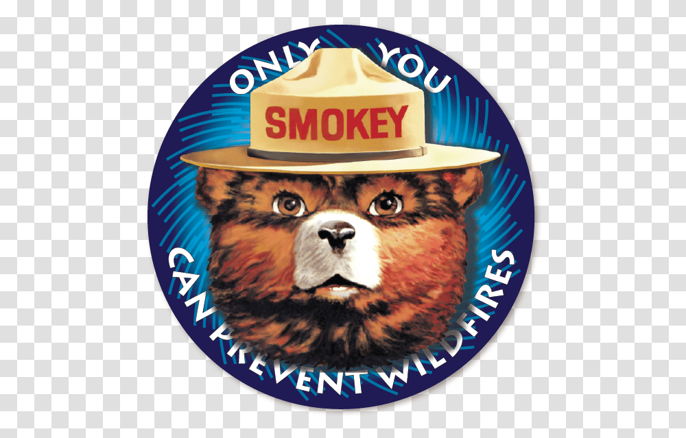 Smokey Bear Magnetic Logos Smokey The Bear, Symbol, Label, Text, Clothing Transparent Png