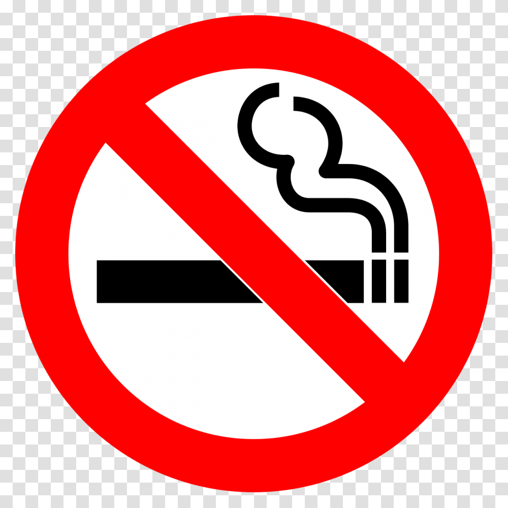 Smoking Ban, Road Sign, Stopsign Transparent Png