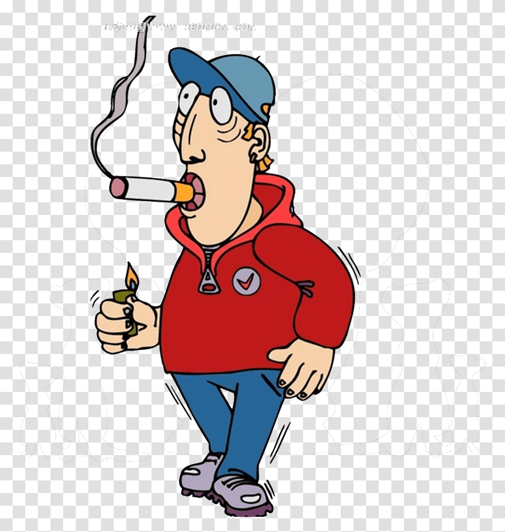 Smoking Cessation Man Man Smoking Clipart, Leisure Activities, Outdoors, Person, Human Transparent Png