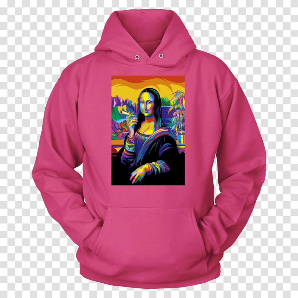 Smoking Mona Lisa Hoodie Gear Fancy, Apparel, Sweatshirt, Sweater Transparent Png