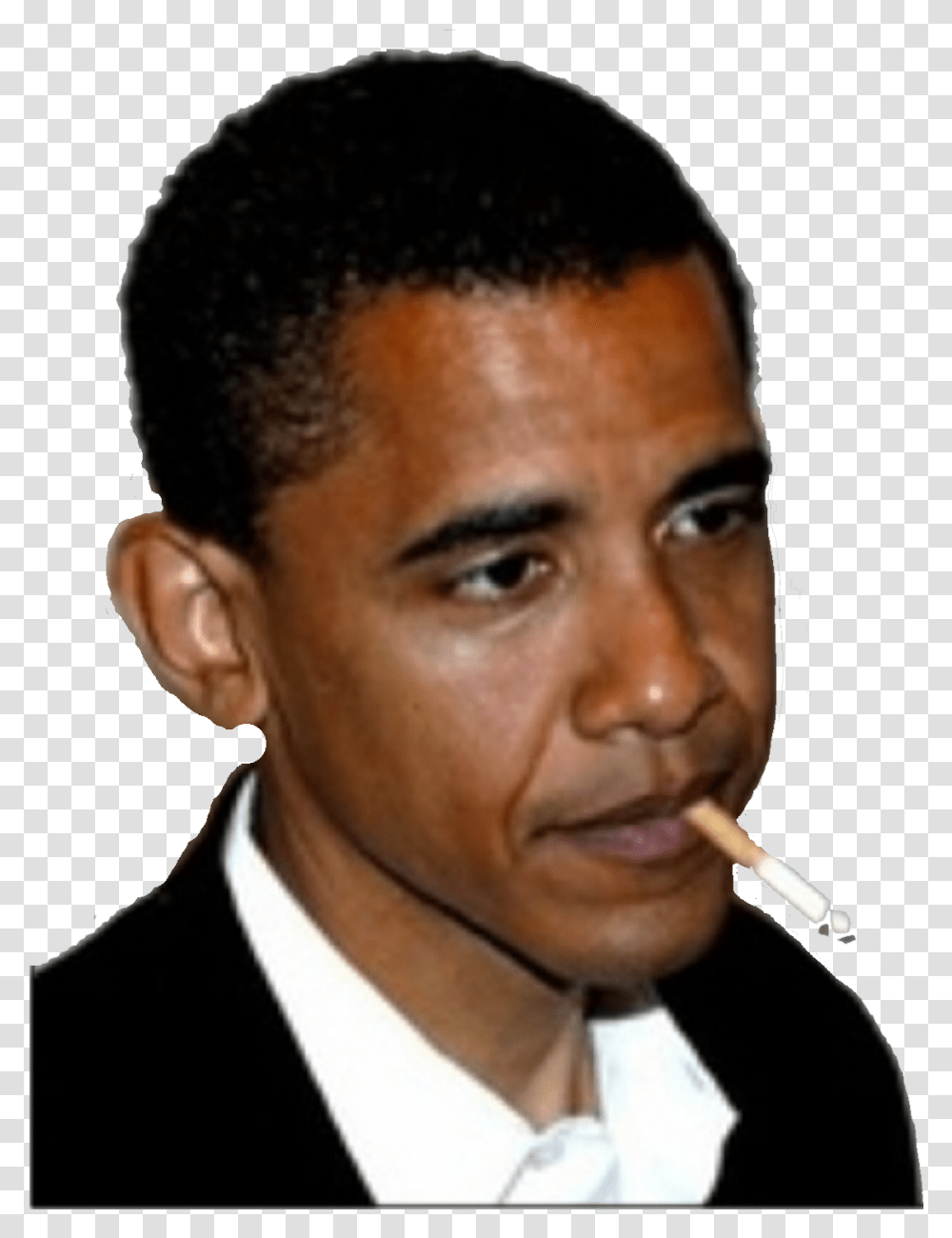 Smoking Obama, Face, Person, Human, Smoke Transparent Png