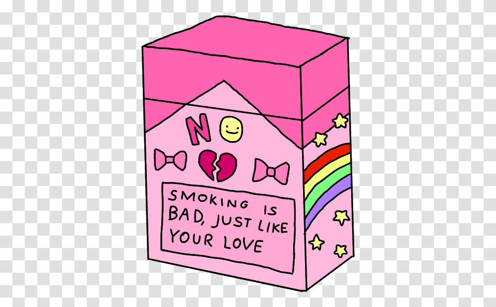 Smoking Smoke No Bow Heart Rainbow Star Stars, Envelope, Mail, Greeting Card Transparent Png