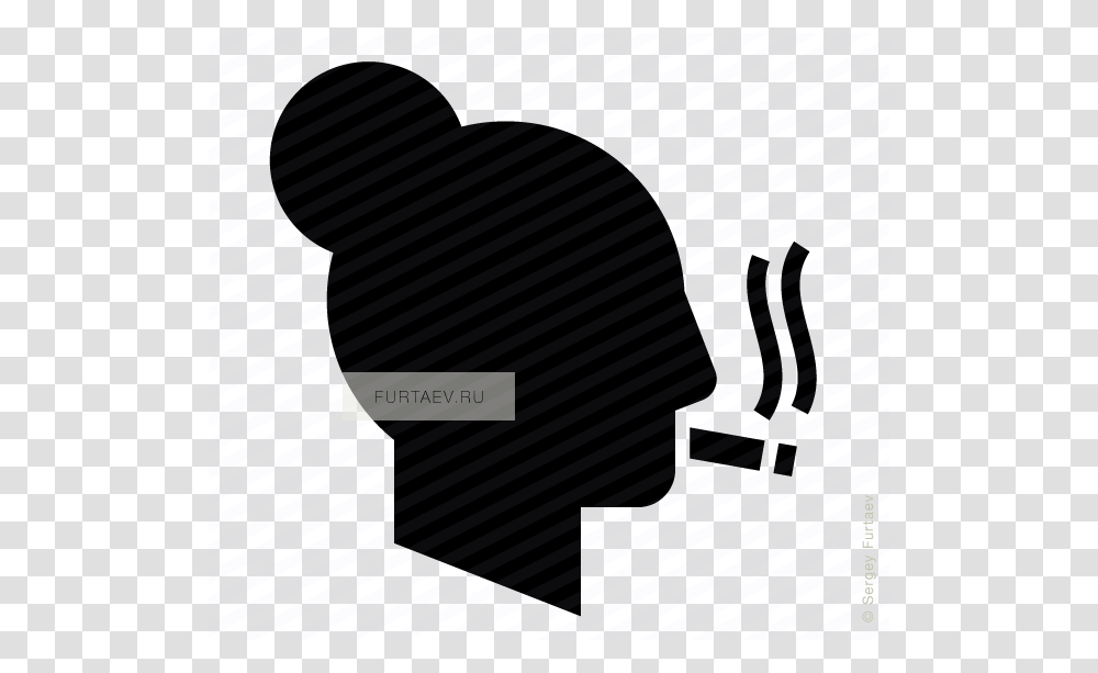Smoking Woman Icon, Silhouette, Rug, Photography, Sphere Transparent Png