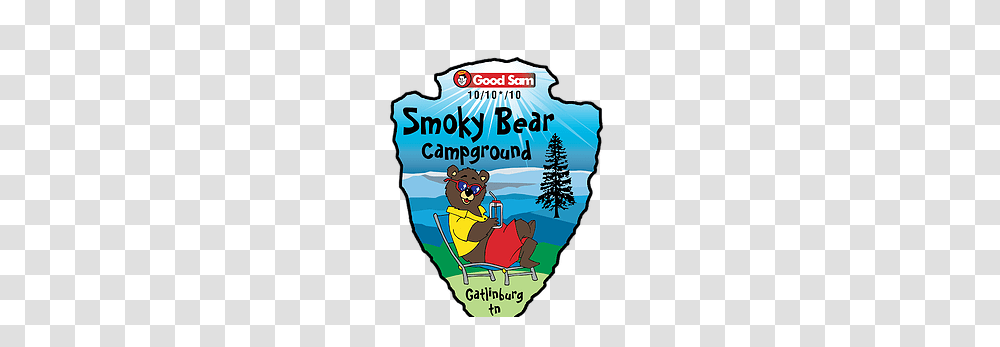 Smoky Bear Campground Rv Park In Gatlinburg Tn Great Smoky, Poster, Advertisement, Person, Flyer Transparent Png