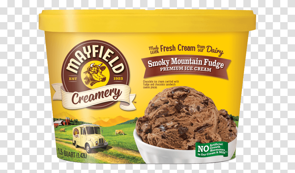 Smoky Mountain Fudge Sea Salt Caramel Cheesecake Ice Cream, Dessert, Food, Burger, Vehicle Transparent Png