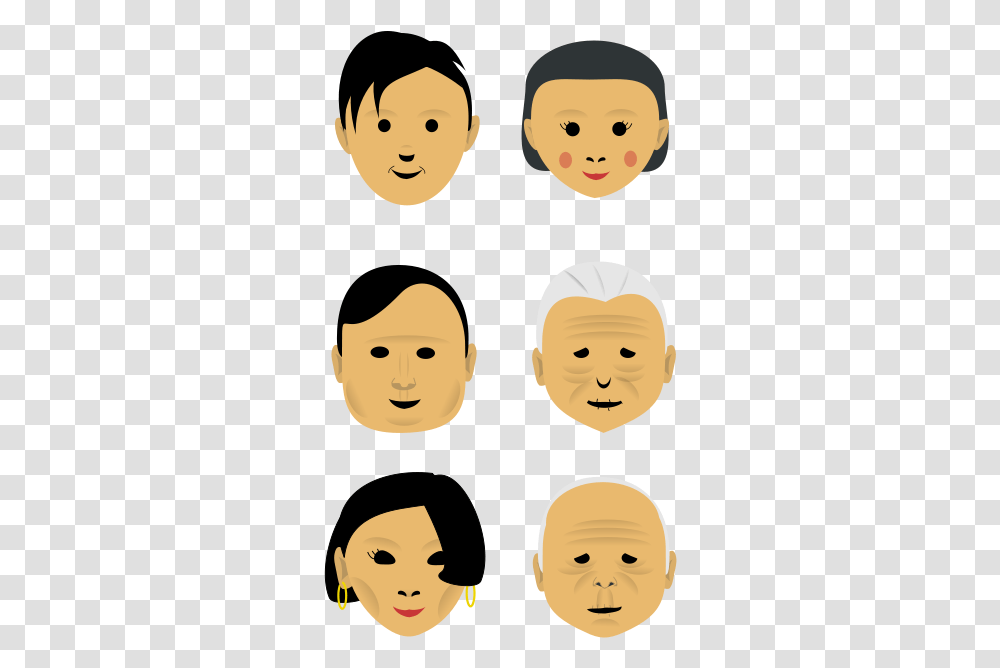 Smooth Faces Svg Clip Arts Clipart Faces Old Woman, Indoors, Room, Head Transparent Png