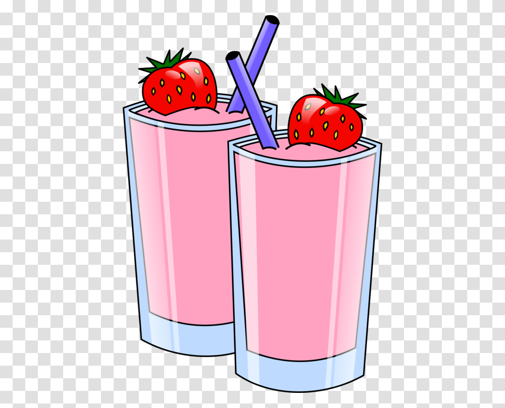 Smoothie Ice Cream Milkshake Juice Beverages, Drink, Strawberry, Fruit, Plant Transparent Png