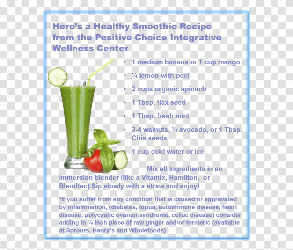 Smoothie Recipe Vegetable Juice, Beverage, Drink, Menu Transparent Png