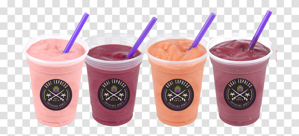 Smoothies M Acai With Banana And Coconut Smoothie, Juice, Beverage, Drink, Spoon Transparent Png