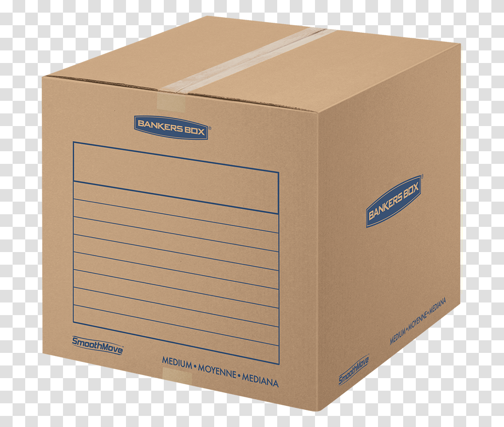 Smoothmove Basic Medium Moving And Storage Boxes Moving Amp Shipping Boxes, Cardboard, Carton, Package Delivery Transparent Png