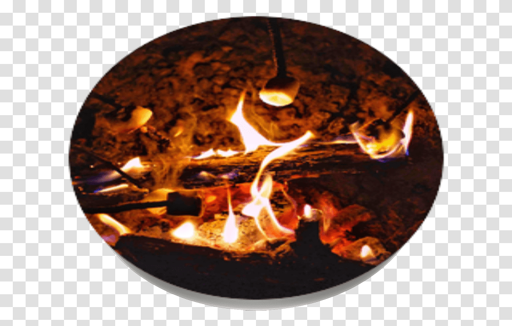 Smores By The Fire Flame, Bonfire Transparent Png
