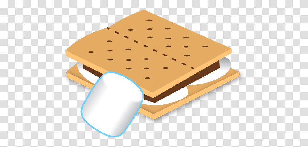 Smores Food, Bread, Cracker, Tape Transparent Png