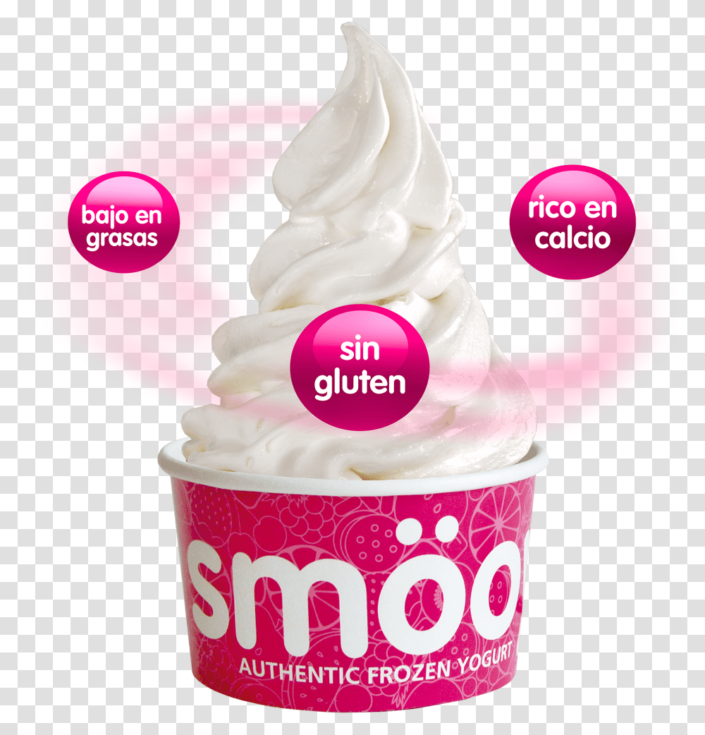 Smoy Is The First Functional Low Fat High Fiber, Dessert, Food, Cream, Creme Transparent Png