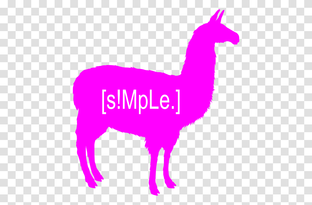 Smple Logo Neon Pink Clip Arts For Web, Mammal, Animal, Llama, Alpaca Transparent Png
