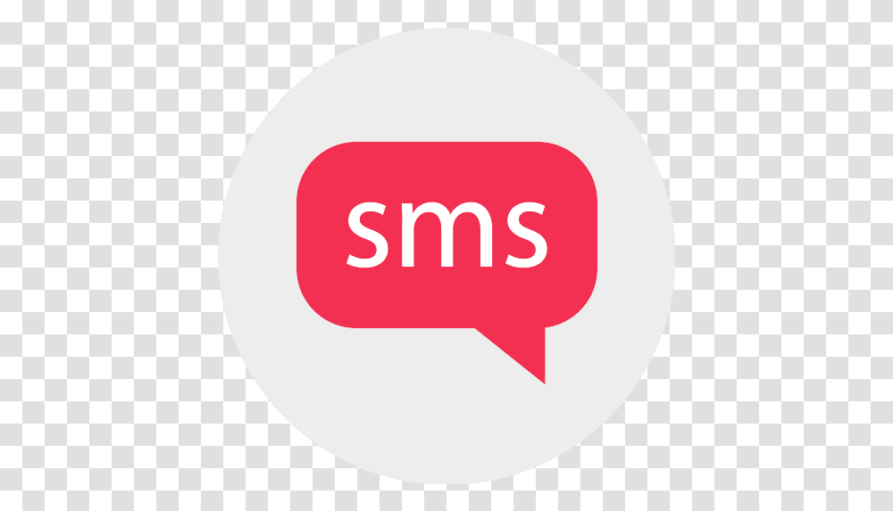 Sms Icon Circle, Label, Text, Symbol, Logo Transparent Png