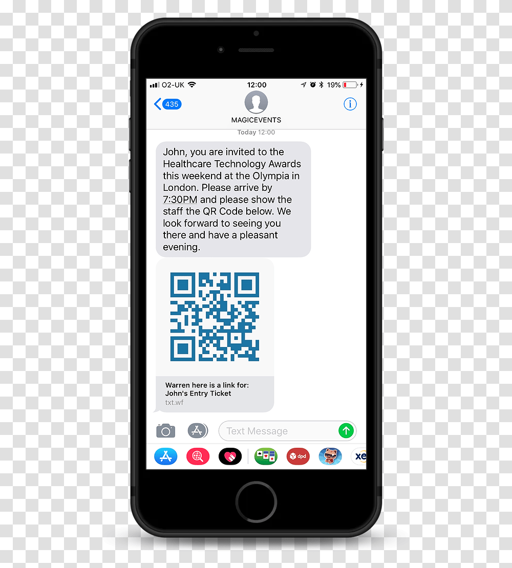 Sms In Events Bank Of America Chatbot, Mobile Phone, Electronics, Cell Phone, QR Code Transparent Png