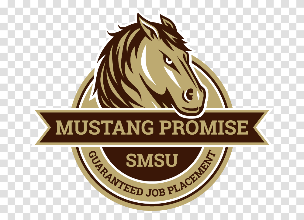 Smsu Mustang Promise Southwest Minnesota State University, Label, Mammal Transparent Png