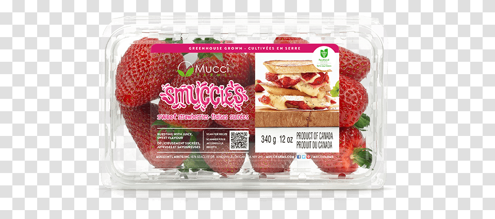 Smuccies 12oz New Ontario Greenhouse Strawberries, Menu, Food, Burger Transparent Png