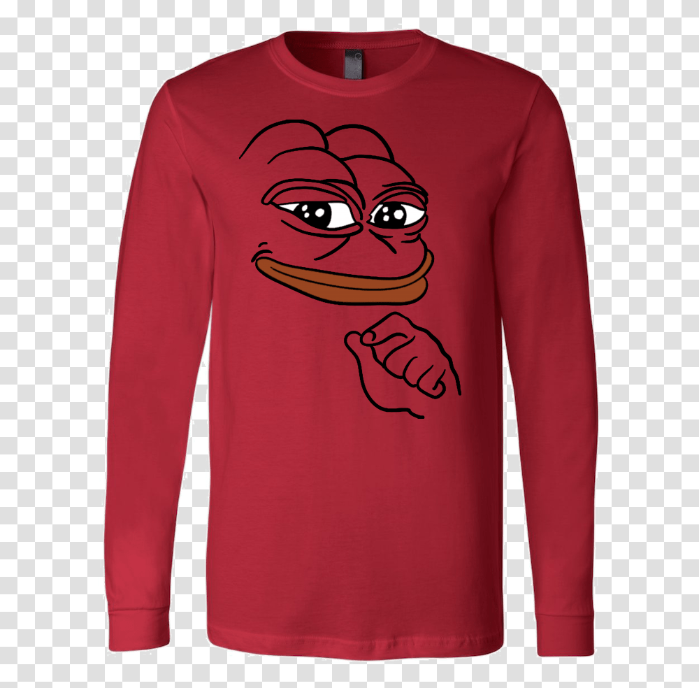 Smug Pepe, Sleeve, Apparel, Long Sleeve Transparent Png