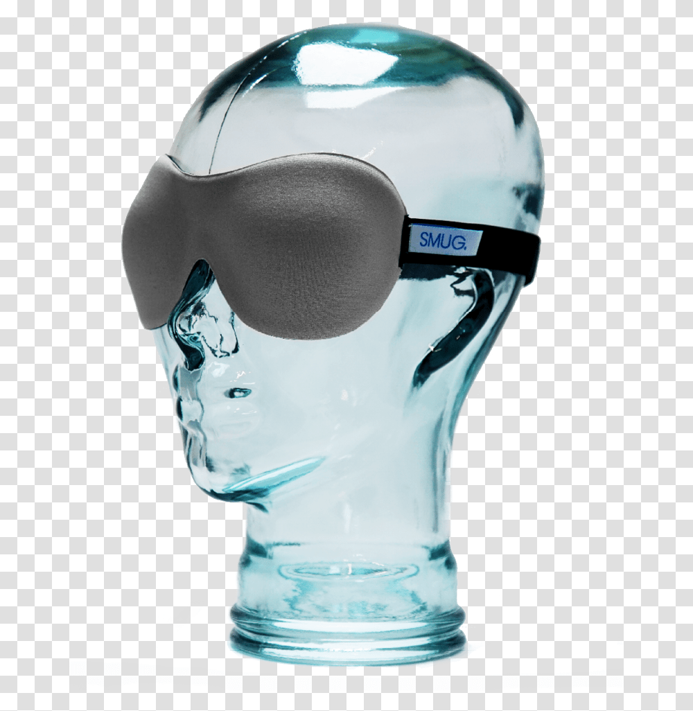 Smug Sleep Mask Grey 1 1000x1000px Face Mask, Helmet, Glass, Bottle Transparent Png