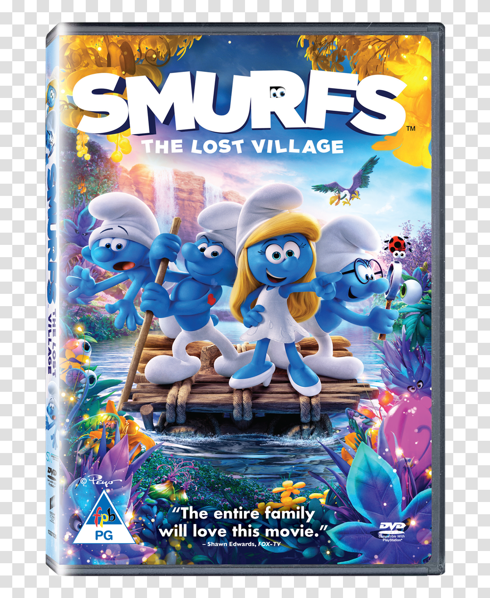 Smurfs The Lost Village Blu Ray 3d, Disk, Dvd, Super Mario Transparent Png