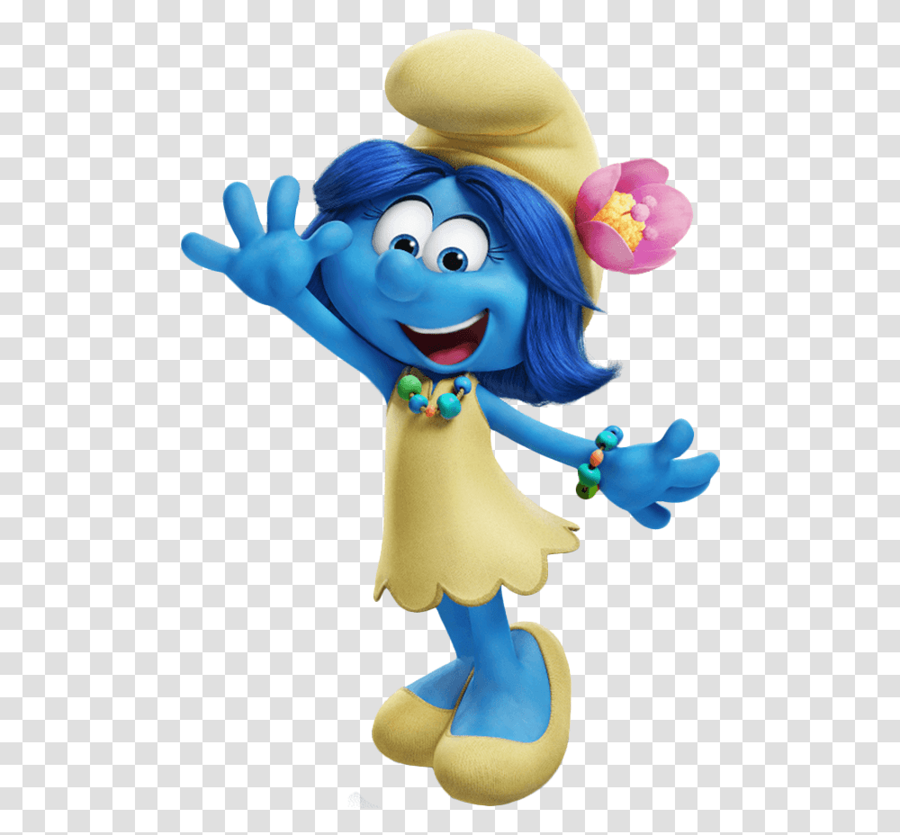 Smurfs The Lost Village Names, Toy, Figurine, Doll, Super Mario Transparent Png