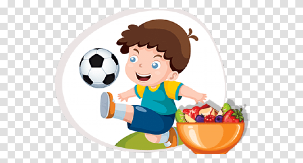 Snack Clipart Play Soccer Desenho, Person, Human, Soccer Ball, Football Transparent Png