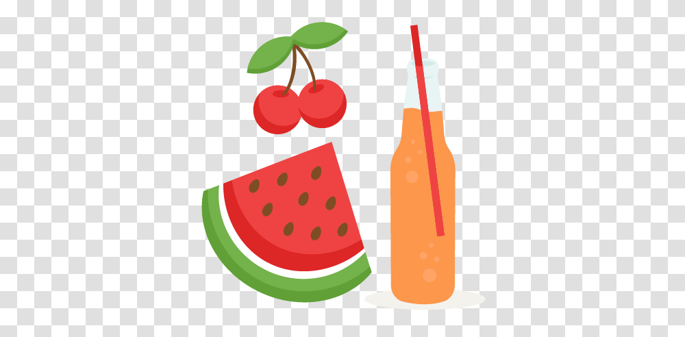 Snack Clipart Summer Food, Plant, Fruit, Beverage, Drink Transparent Png