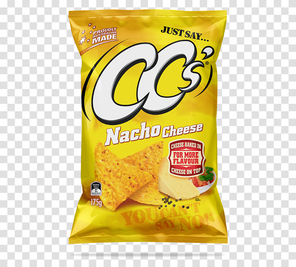 Snackbrands Cc S Chips Review Cc's 175g Nacho Cheese Corn Chips, Food, Bread, Mayonnaise, Cracker Transparent Png
