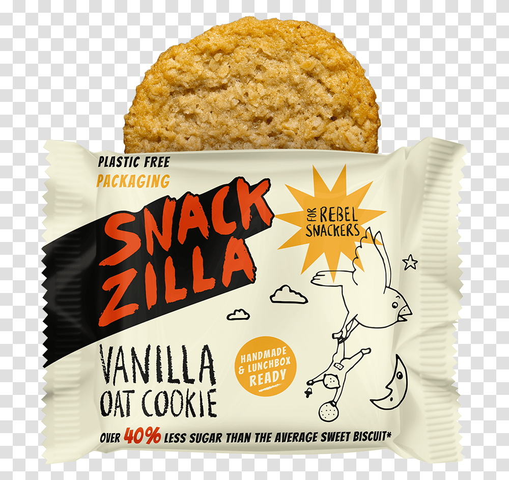 Snackzilla Biscuit, Bread, Food, Flyer, Poster Transparent Png