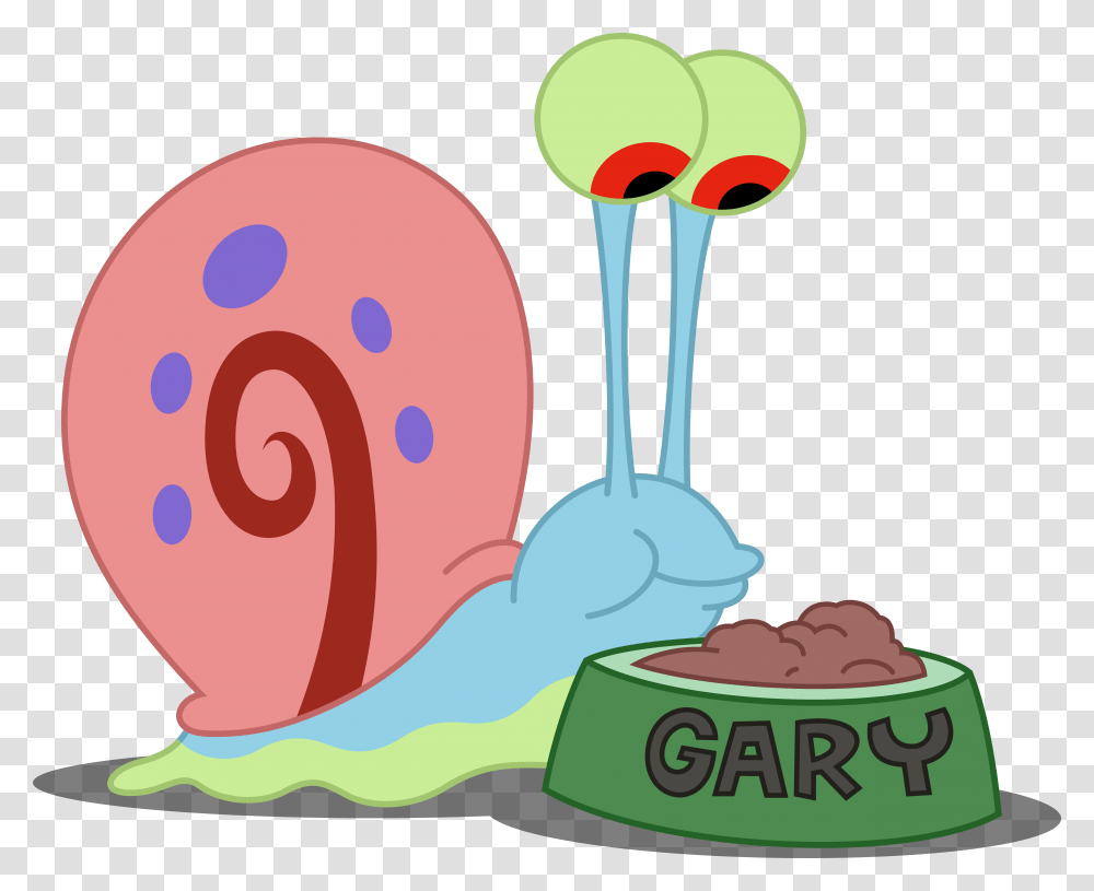 Snail Clipart Spongebob Gary Gary Spongebob, Cream, Dessert, Food, Creme Transparent Png