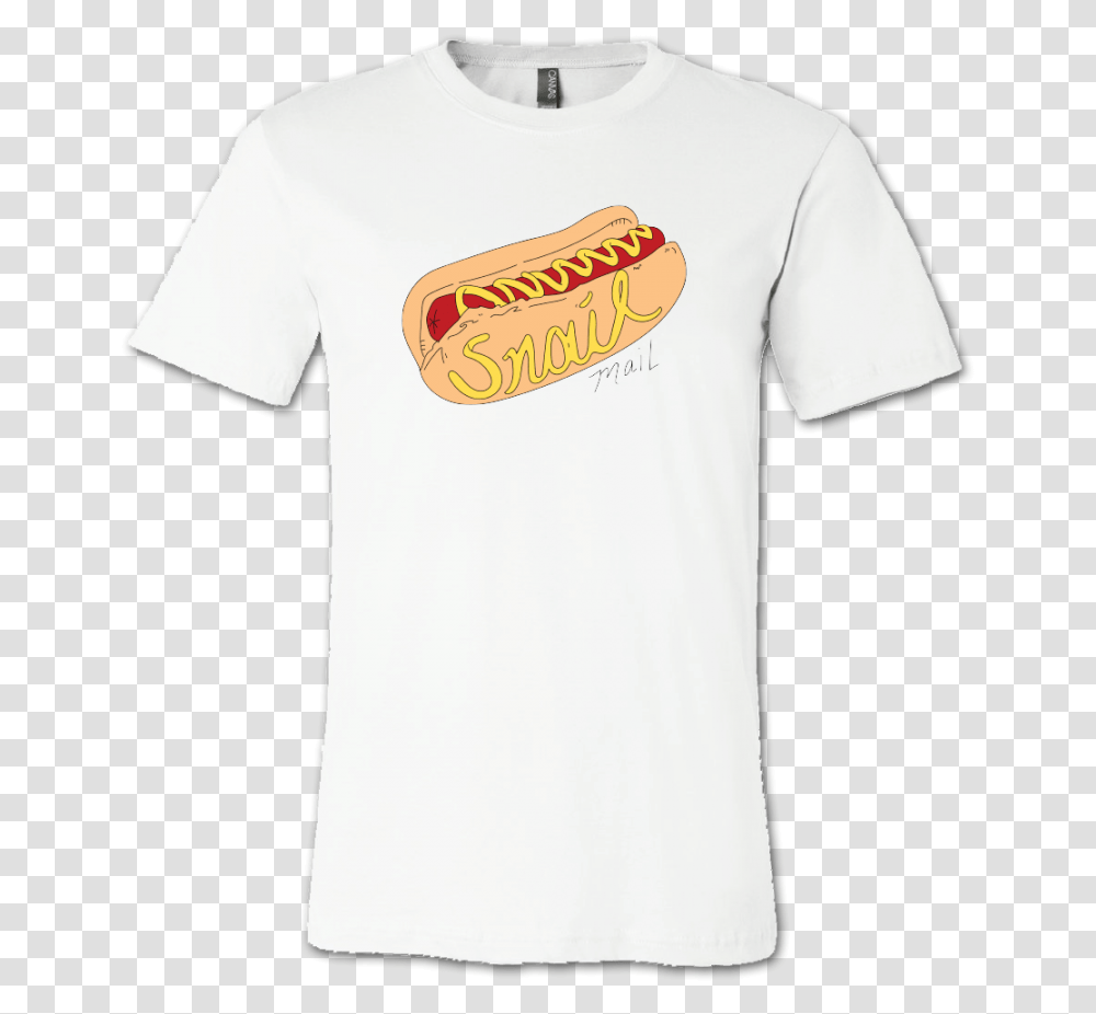 Snailmail Hotdog Shirt Snail Mail Band T Shirt, Apparel, T-Shirt, Sleeve Transparent Png