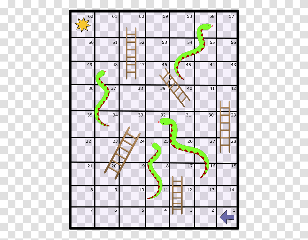 Snake And Ladders Template Board Game, Word, Number Transparent Png