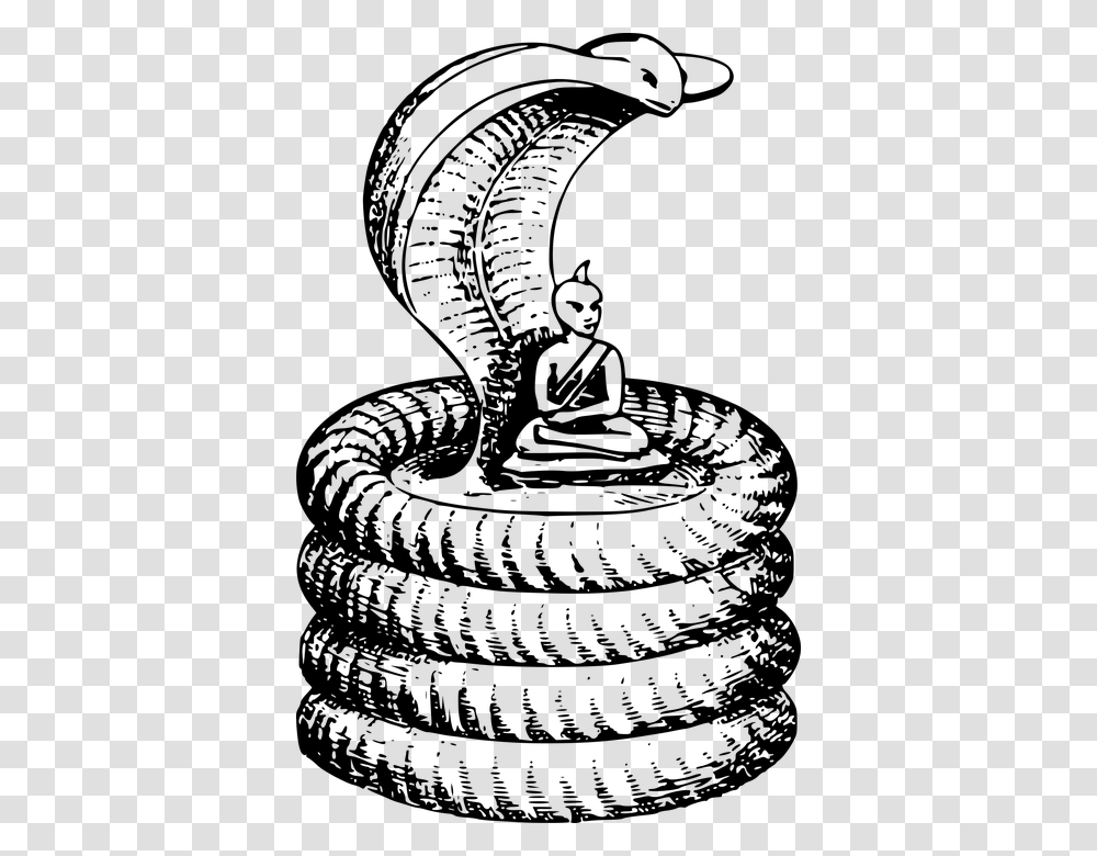 Snake Black And White Clip Art, Gray, World Of Warcraft Transparent Png