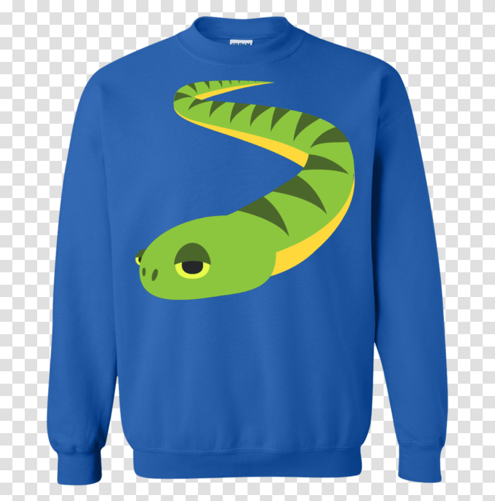 Snake Emoji Sweatshirt, Sleeve, Apparel, Long Sleeve Transparent Png