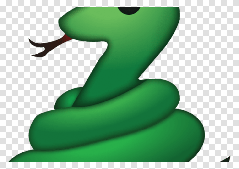 Snake Emoji This Green Snakes Coiled Body And Forked Snake Emoji, Number, Sweets Transparent Png