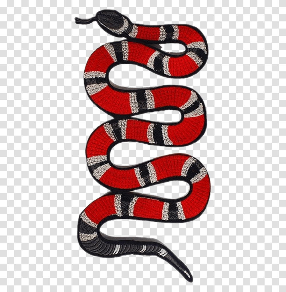 Snake Gucci Image, King Snake, Reptile, Animal, Rug Transparent Png