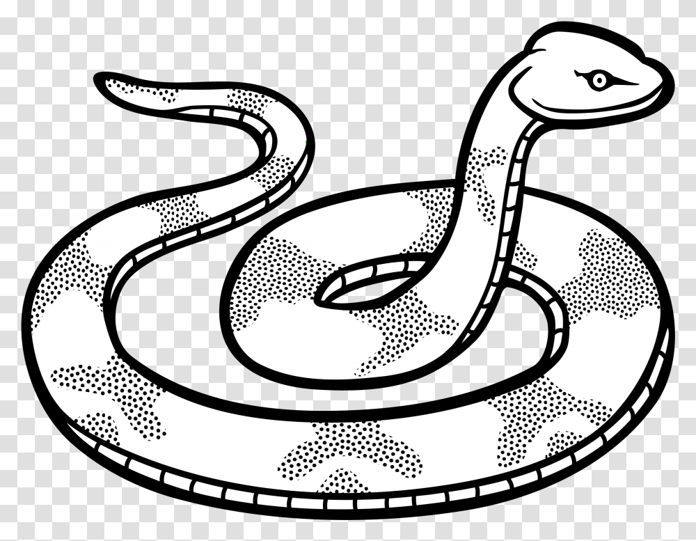Snake Line Clipart Outline Snake Clip Art, Reptile, Animal, Sink Faucet, Outdoors Transparent Png
