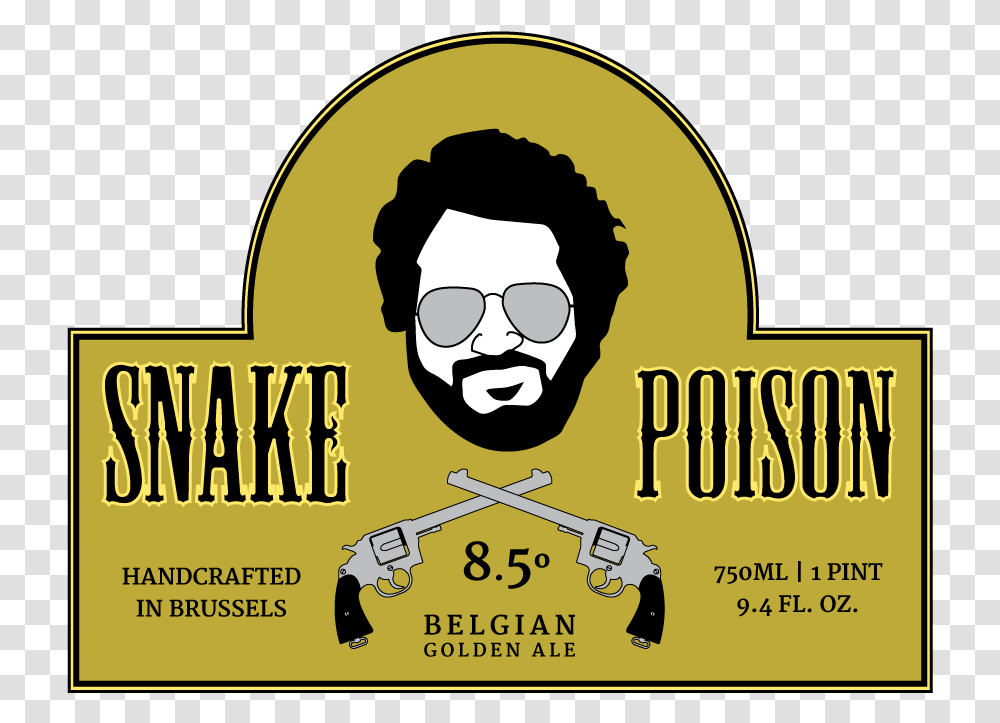 Snake Poison Belgian Golden Ale Illustration, Poster, Advertisement, Label Transparent Png