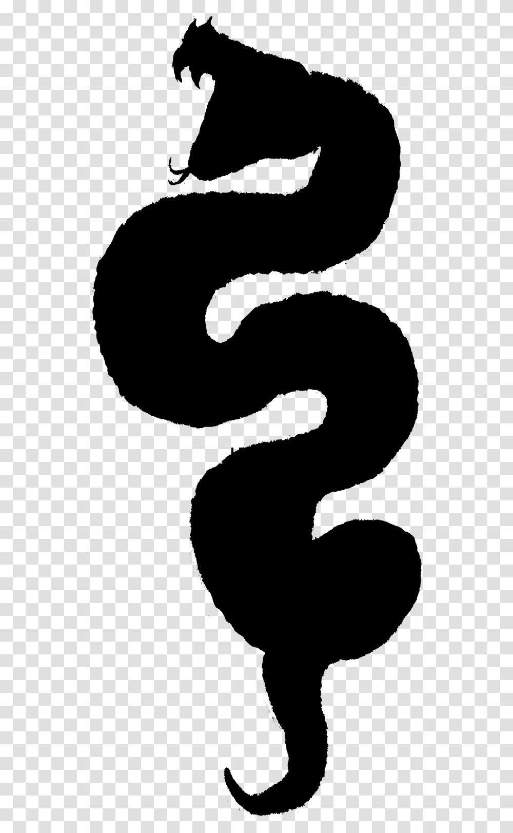 Snake Silhouette Snake Tattoo, Gray, World Of Warcraft Transparent Png