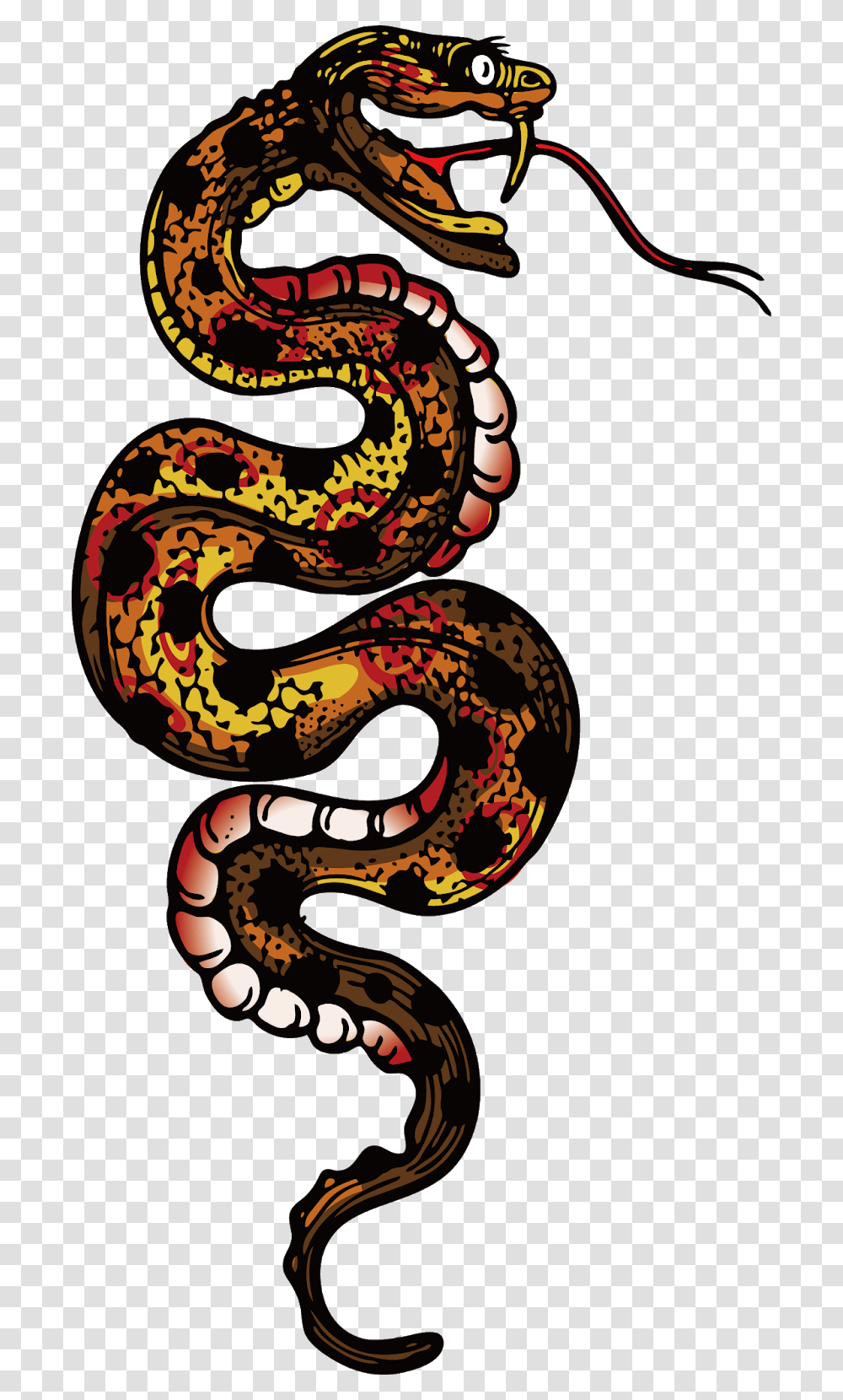 Snake Tattoo Boas, Reptile, Animal, King Snake, Anaconda Transparent Png