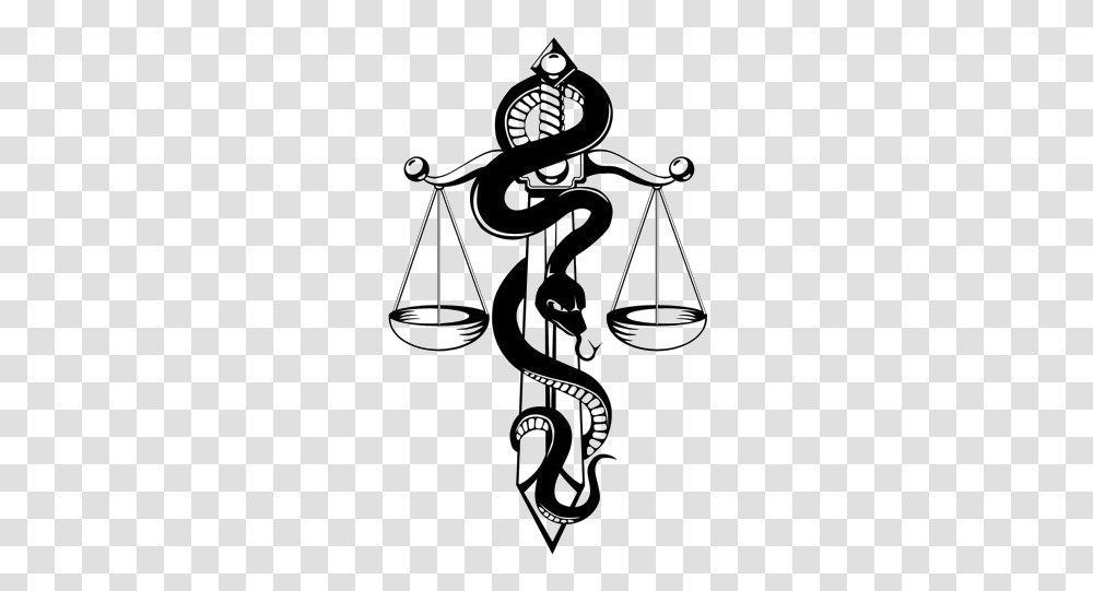 Snake Tattoo Image Background Scales Of Justice Tattoo Design, Lamp, Leisure Activities Transparent Png