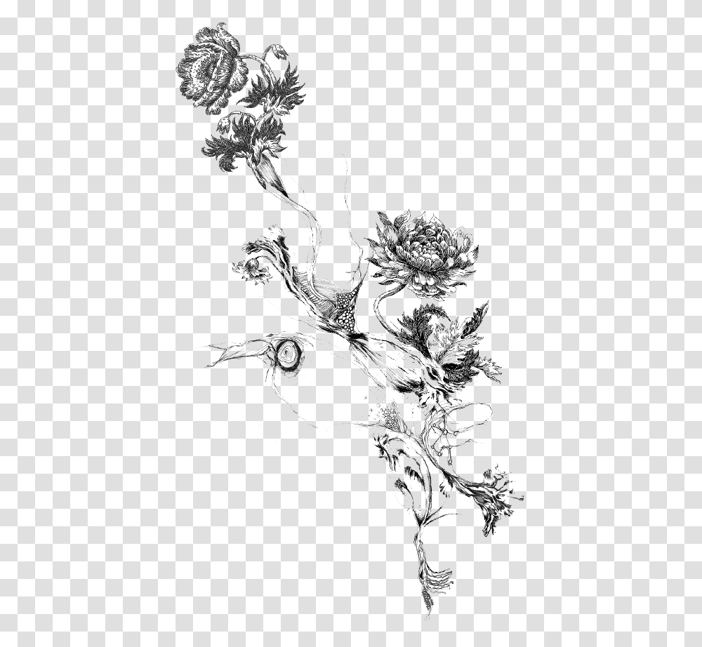 Snake Tattoo Images Free Download Clip Art Flower Tattoo Background, Graphics, Floral Design, Pattern, Plant Transparent Png