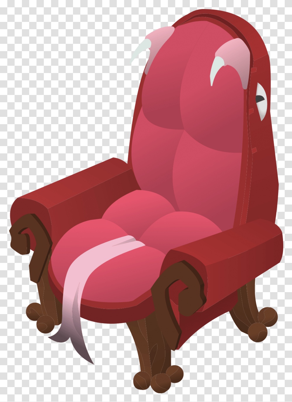 Snake Throne Red Clipart Full Size Clipart 2906291 Animal Jam Snake Throne, Furniture, Couch, Armchair, Cushion Transparent Png