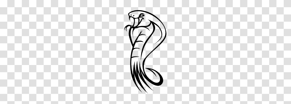 Snakes Fighting Sticker, Stencil, Animal, Reptile, Cobra Transparent Png