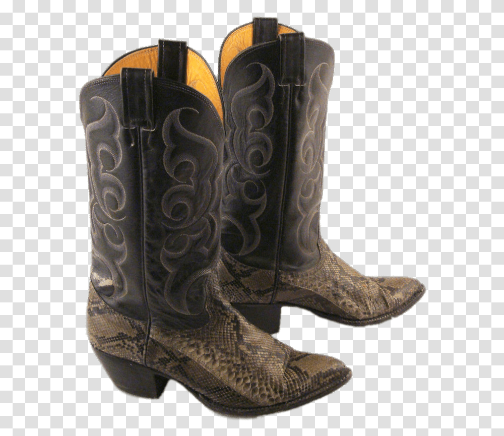 Snakeskin Cowboy Boots Cowboy Boot, Apparel, Footwear, Shoe Transparent Png